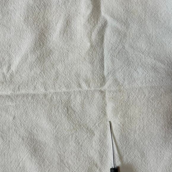 Vintage Embroidered Tea Towel Glasses Floral Design Pink Scallop Edge Kitchen - Picture 10 of 11